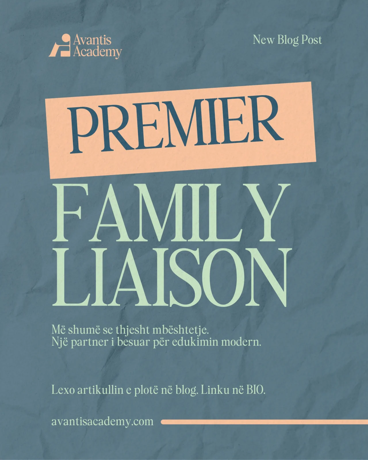 Premier Family Liaison, më shumë se thjesht mbështetje, një partner i besuar për edukimin modern.